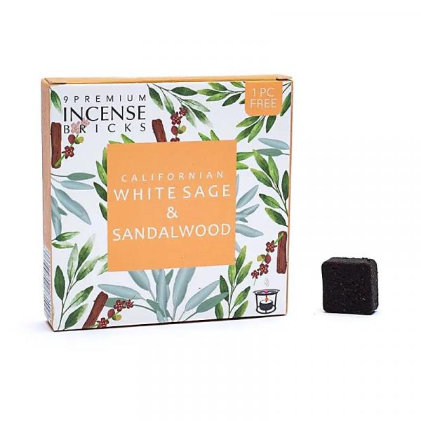 Incense Bricks - White Sage & Sandalwood - Aromafume